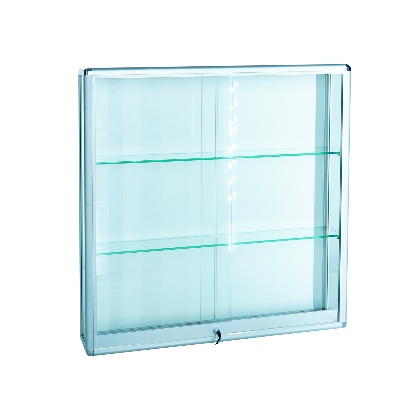 Wall Vitrine With Sliding Doors 1000x200x1000 mm