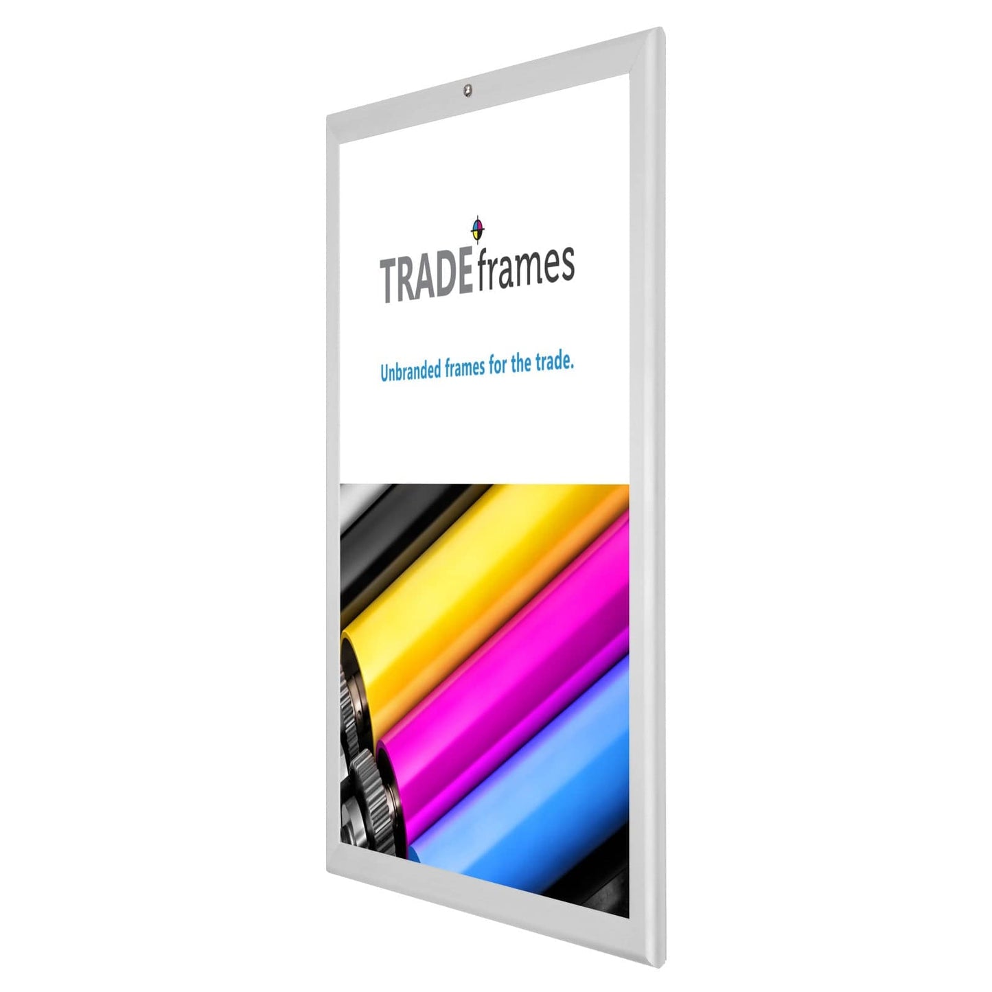 18x24 Silver TRADEframe Locking - 1.25" Profile - Snap Frames Direct