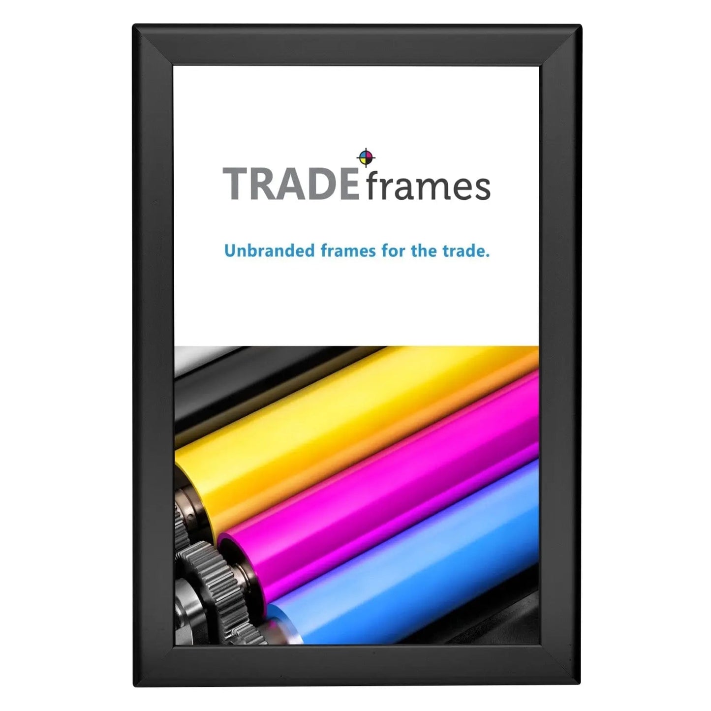 11x17 Inches Black Snap Frame - 1.25" Profile - Snap Frames Direct