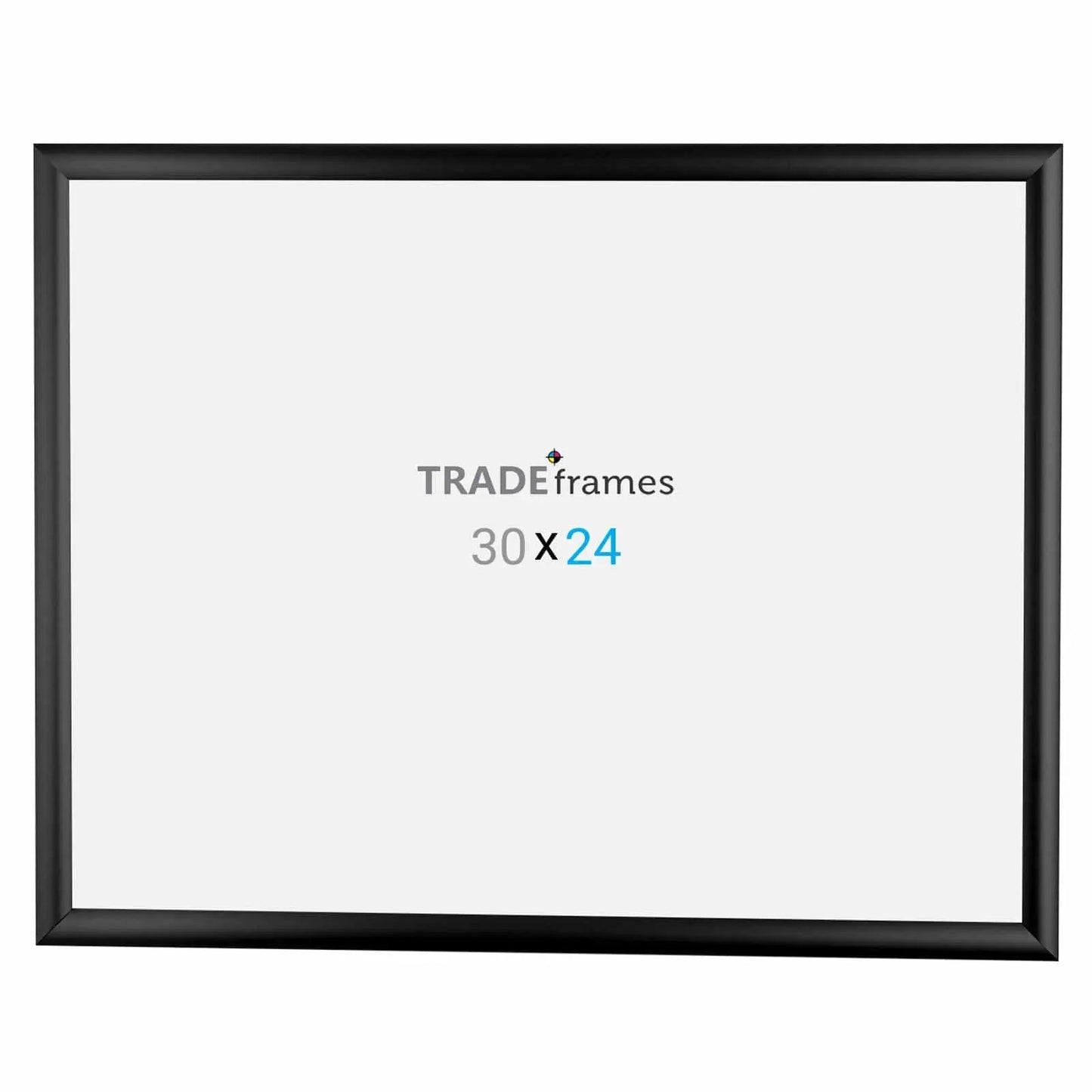 24x30 Black Snap Frame - 1" Profile - Snap Frames Direct