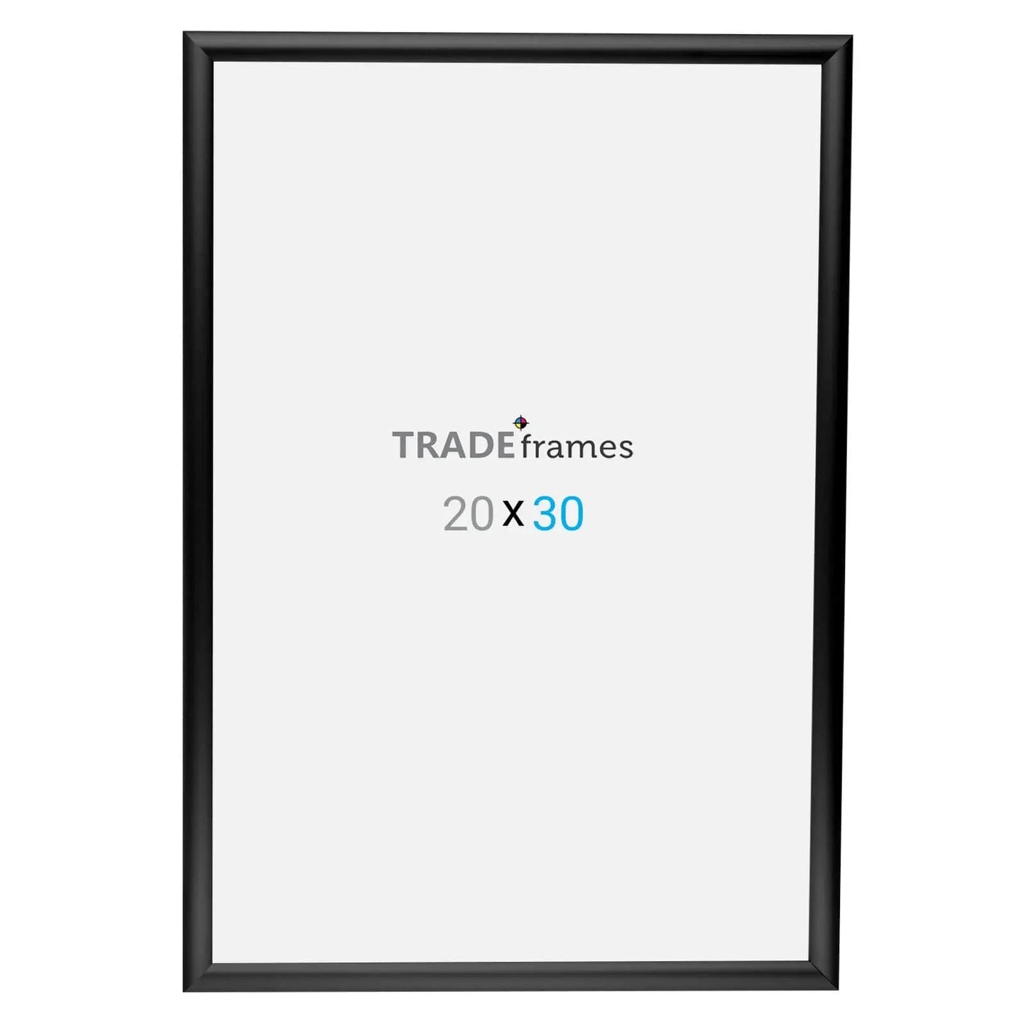 20x30 Black Snap Frame - 1" Profile - Snap Frames Direct