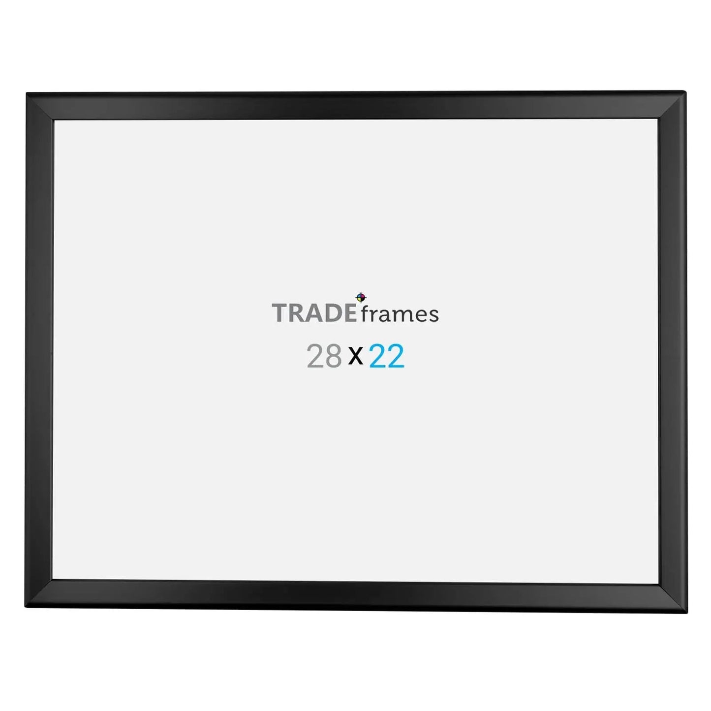 22x28 Inches Black Snap Frame - 1.25" Profile - Snap Frames Direct