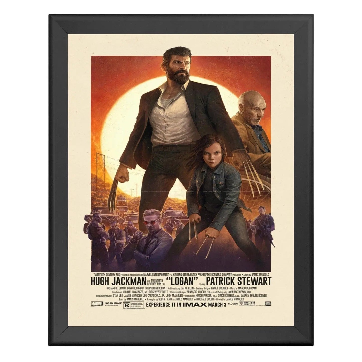 30x40 Black Snap Frame - 1.7" Profile - Snap Frames Direct