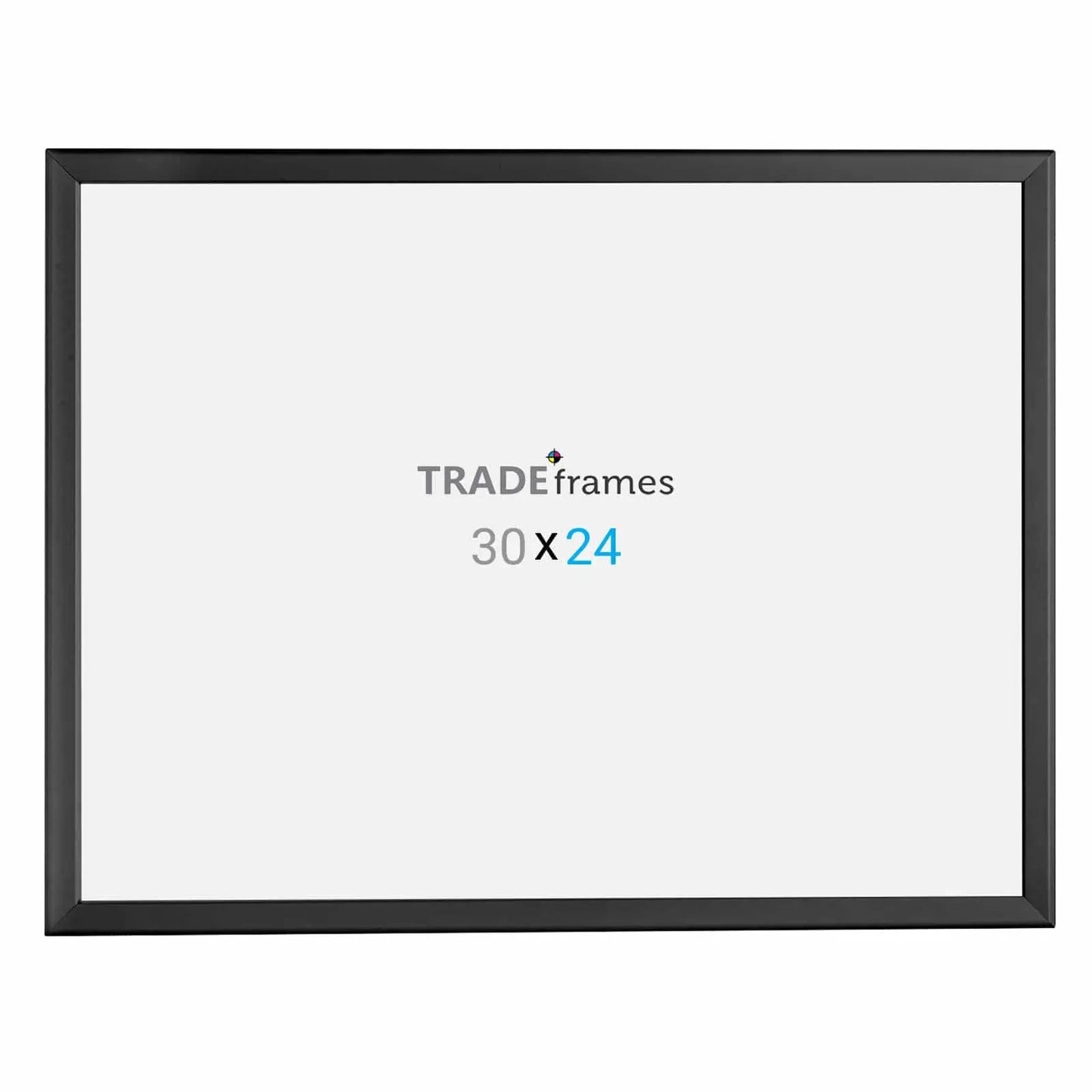 24x30 Inches Black Snap Frame - 1.25" Profile - Snap Frames Direct