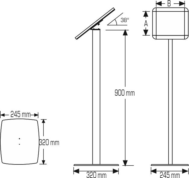 Classic Infoboard - Steel Base