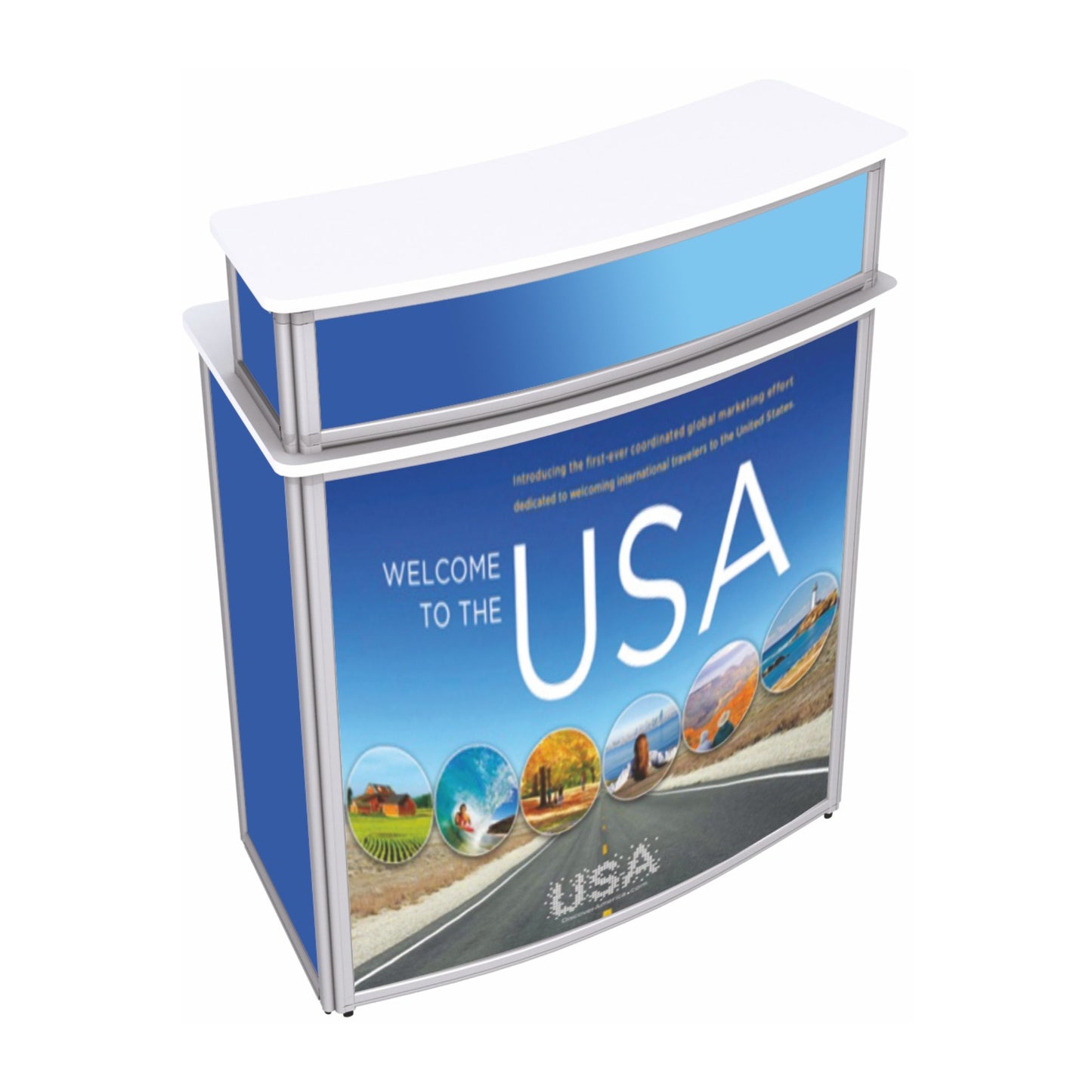 Folding Double Counter - Oval