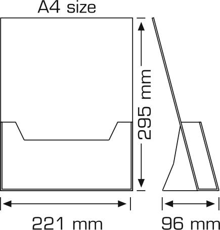 Injection Mould Brochure Holders- Desktop