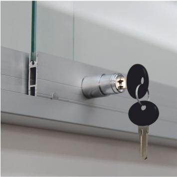 Midi Sliding Doors Noticeboard - Magnetic - Round Corners