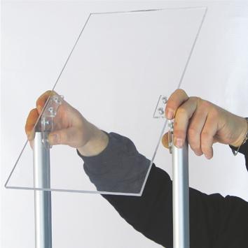 Portable Zig Zag Brochure Stands