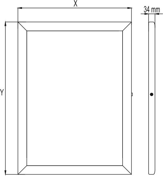 Poster Board with LED