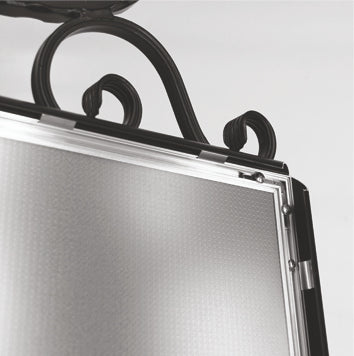 B1 Black Antique A-Board with Snap Frame