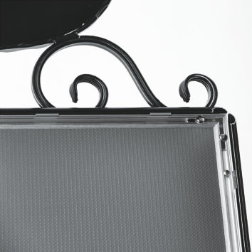 B1 Black Antique A-Board with Snap Frame