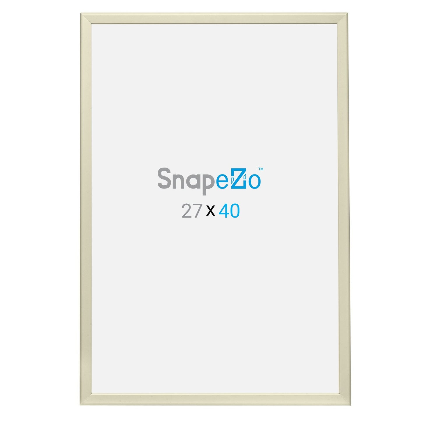 68.58 x 101.60 cm Cream Movie Poster Frame 32MM SnapeZo®
