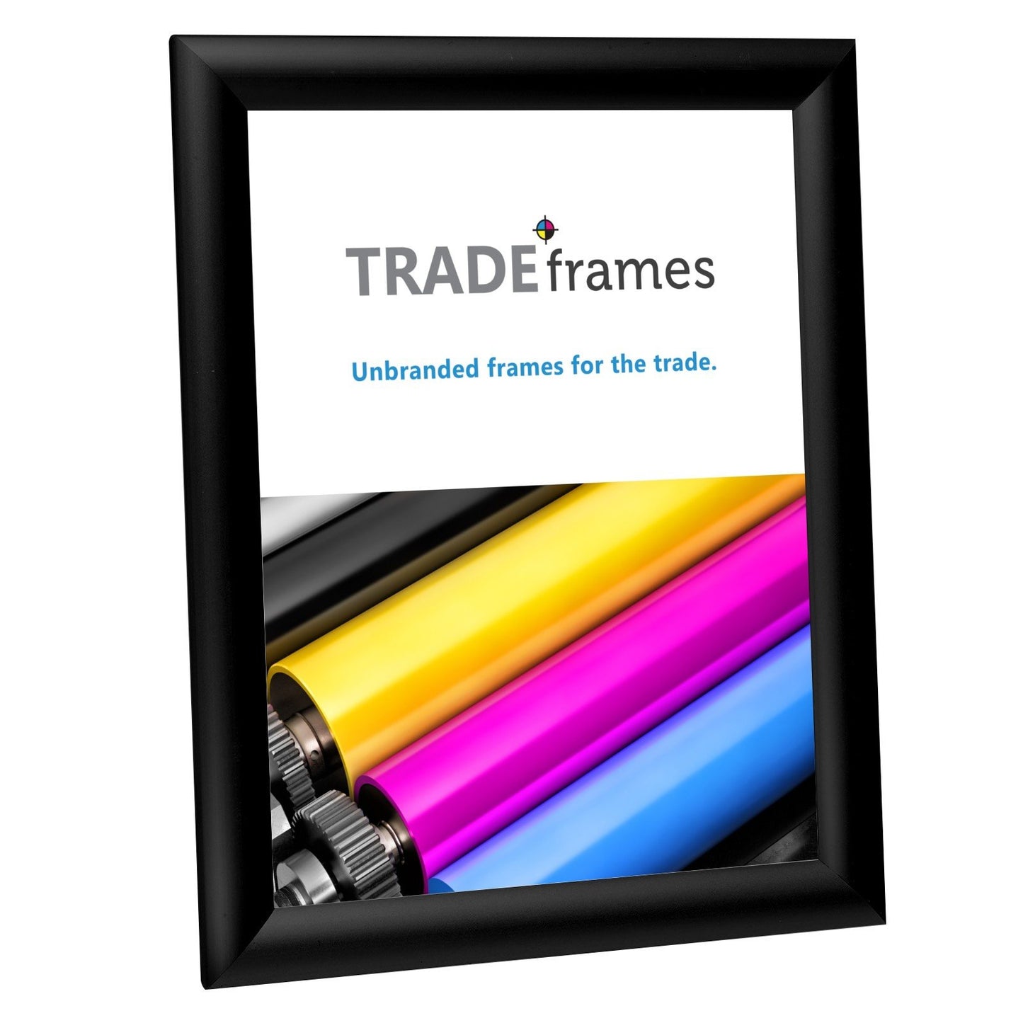 21.59 x 27.94 cm Black Snap Frame - 25MM Profile