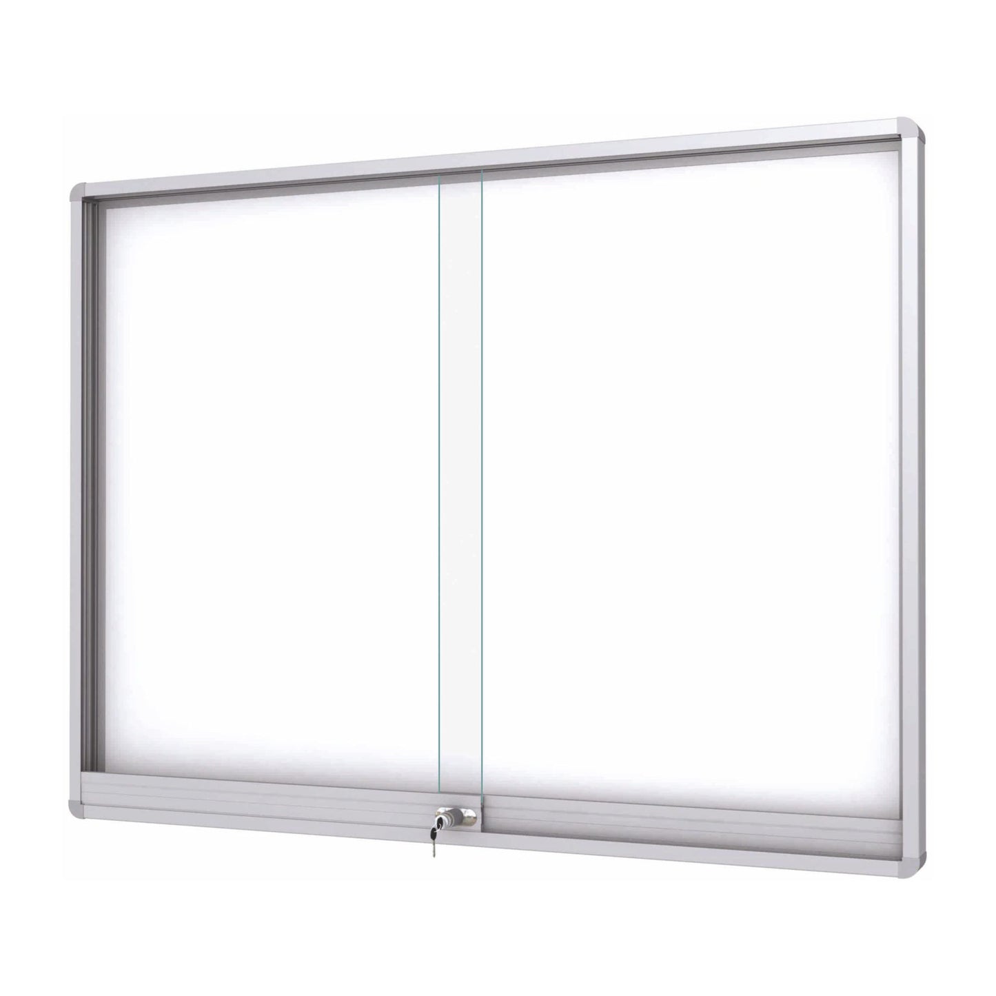 Midi Sliding Doors Noticeboard - Magnetic - Round Corners