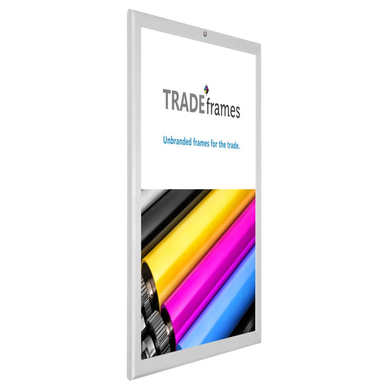 18x24 Silver TRADEframe Locking - 1.25" Profile - Snap Frames Direct