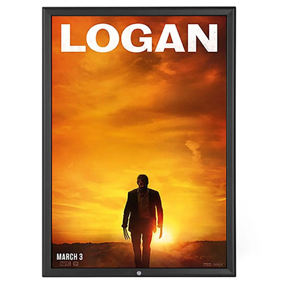 27x40 Black Locking - 1.25" Profile - Snap Frames Direct