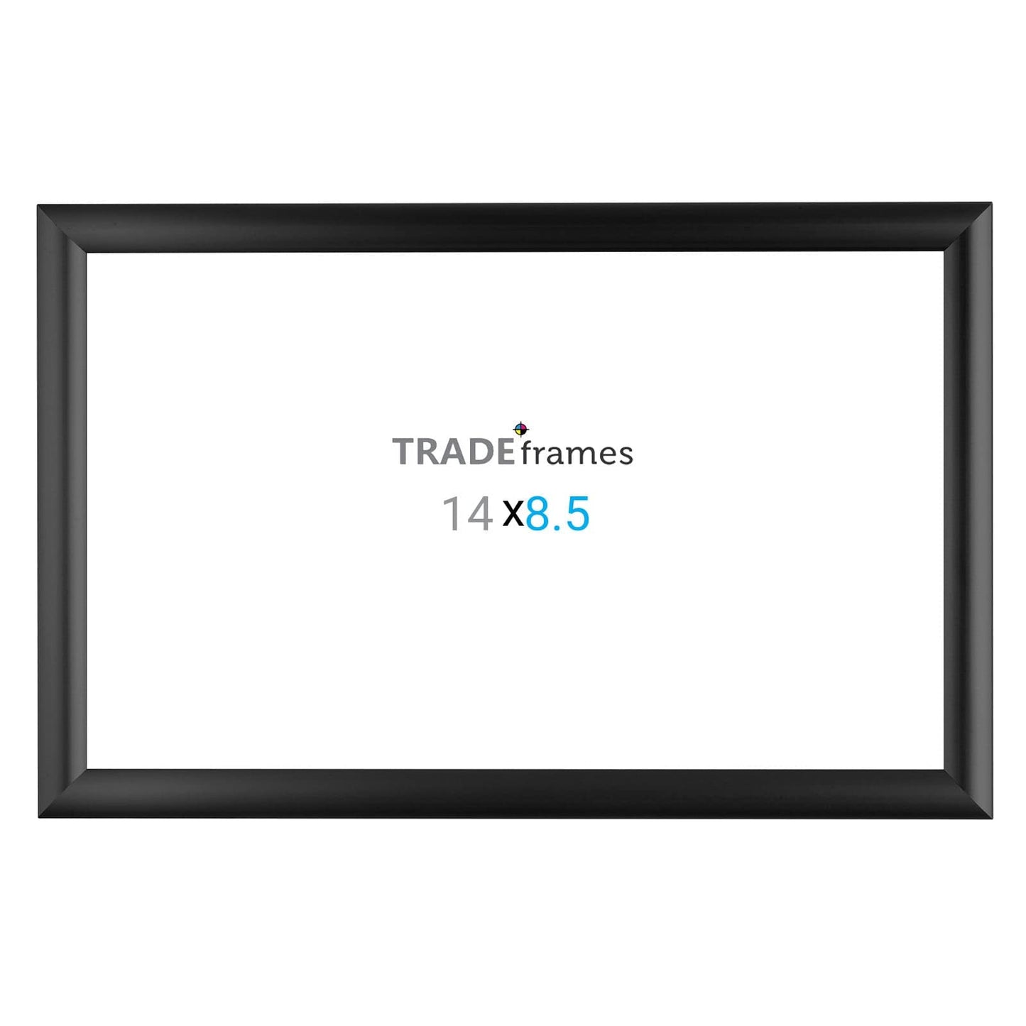 8.5x14 Inches Black Snap Frame - 1" Profile - Snap Frames Direct