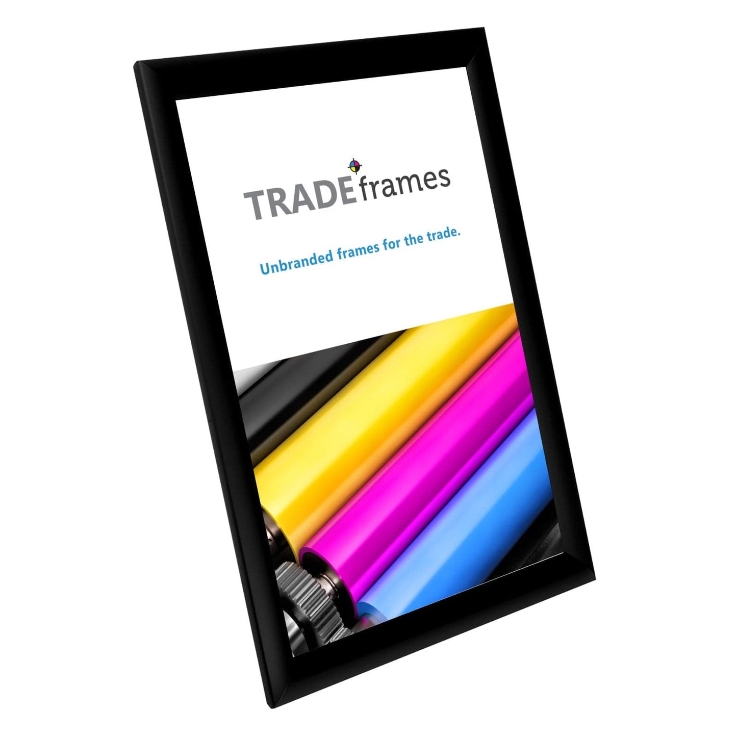 8.5x14 Inches Black Snap Frame - 1" Profile - Snap Frames Direct