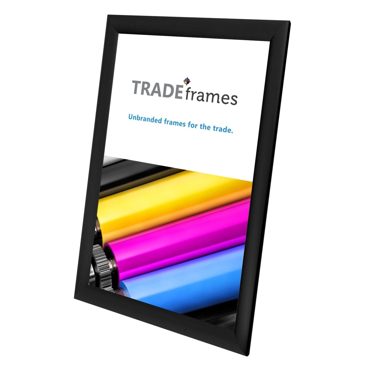 8.5x14 Inches Black Snap Frame - 1" Profile - Snap Frames Direct