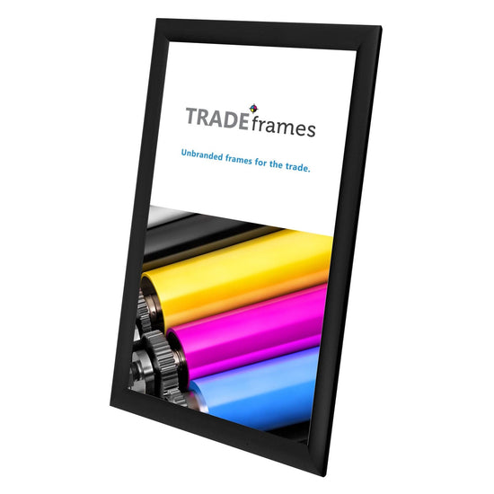 10x18 Inches Black Snap Frame - 1" Profile - Snap Frames Direct