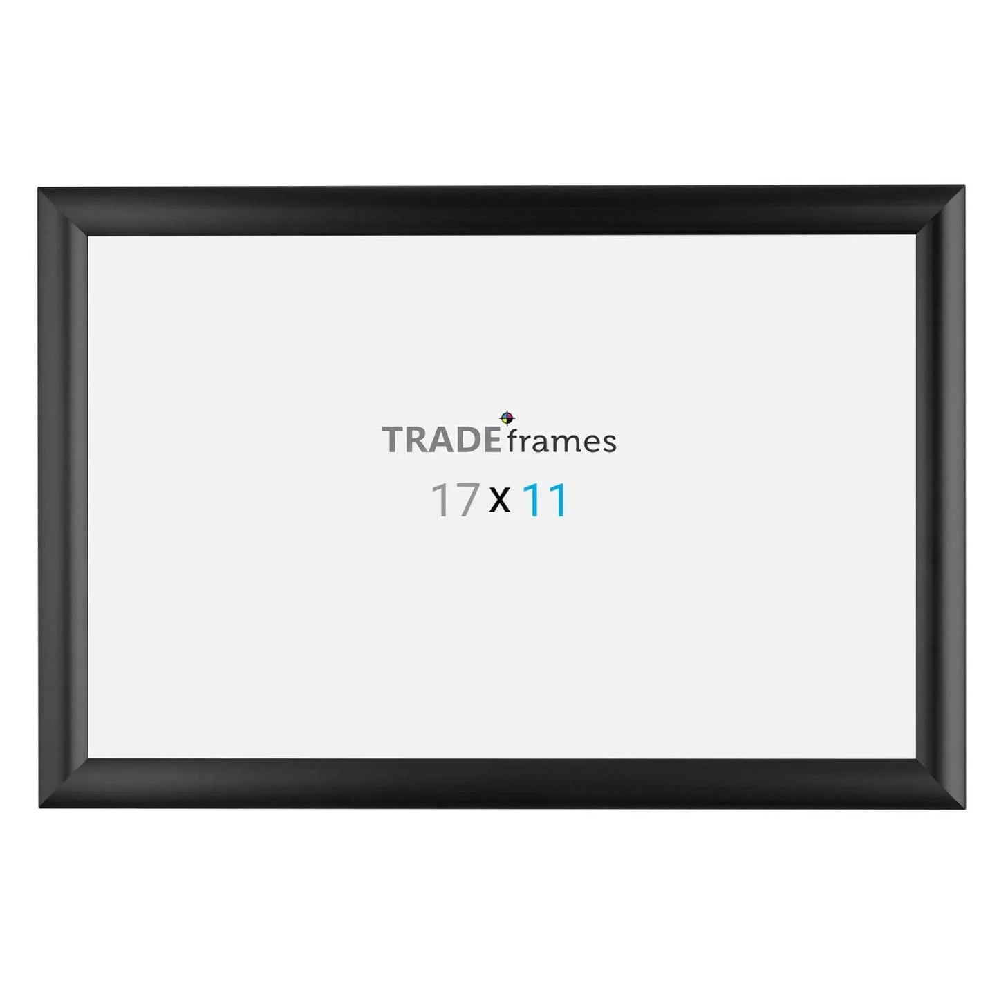11x17 Inches Black Snap Frame - 1" Profile - Snap Frames Direct