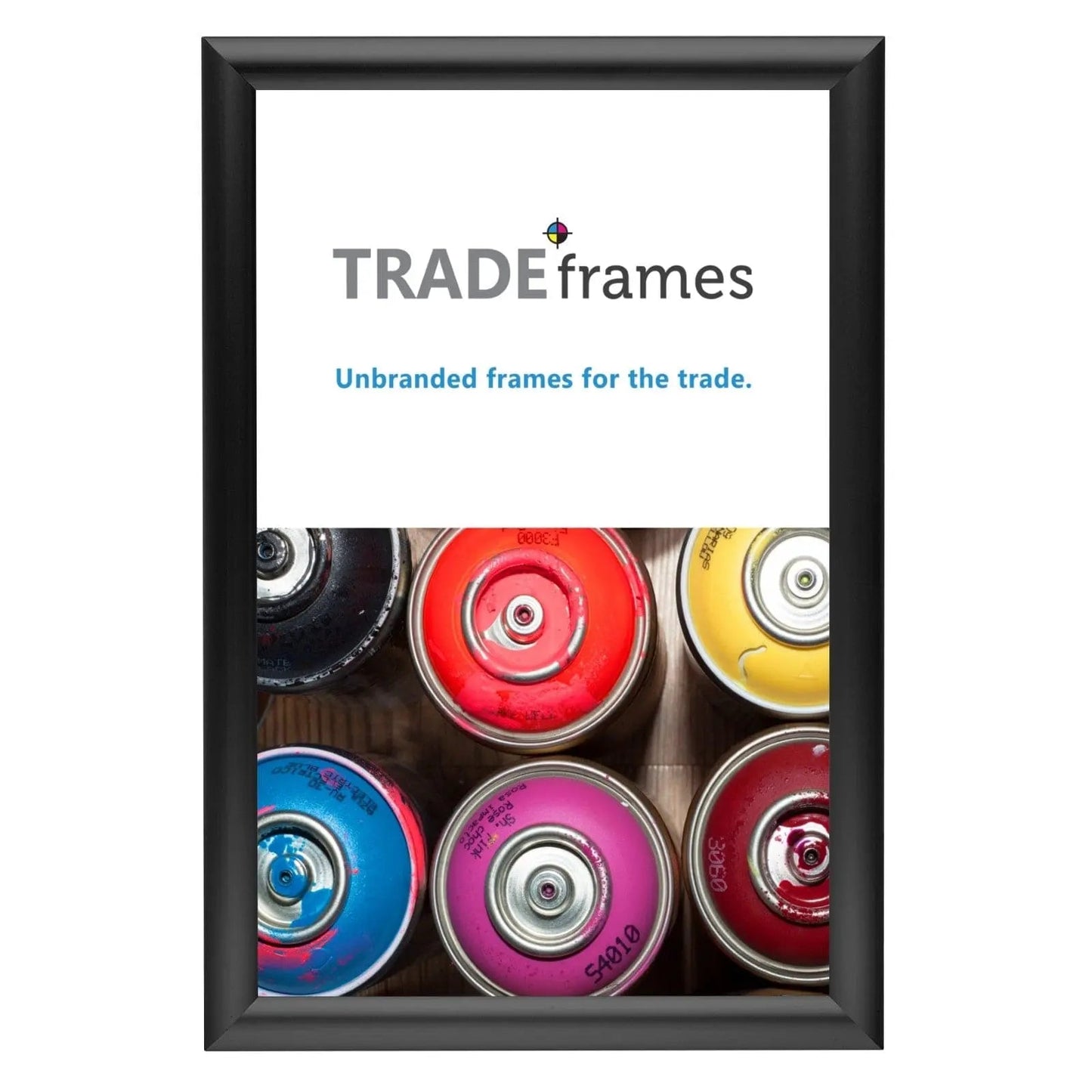 11x17 Inches Black Snap Frame - 1" Profile - Snap Frames Direct