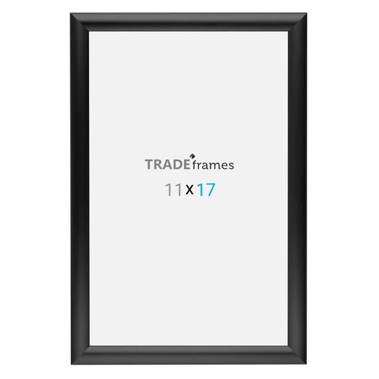 11x17 Inches Black Snap Frame - 1" Profile - Snap Frames Direct