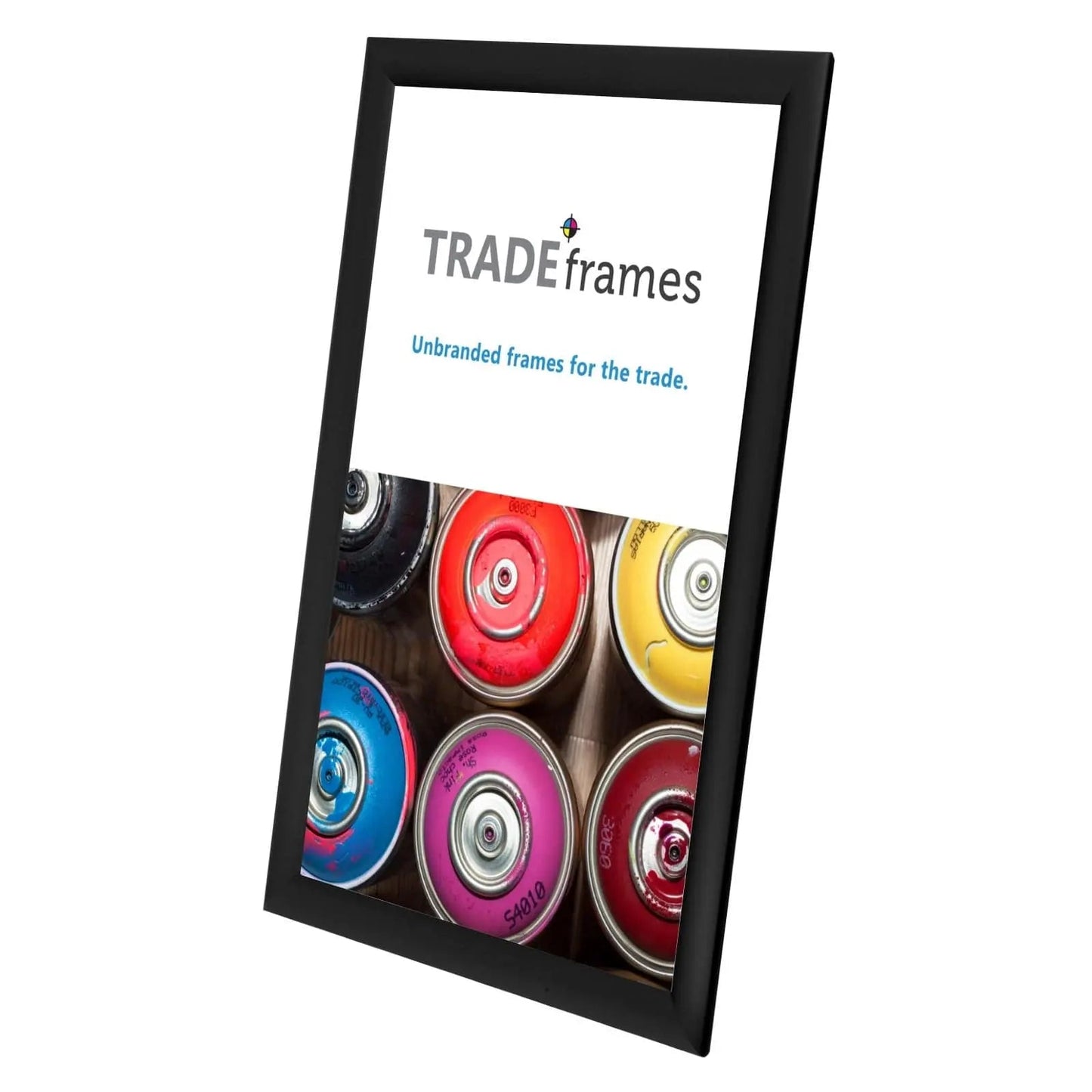 11x17 Inches Black Snap Frame - 1" Profile - Snap Frames Direct