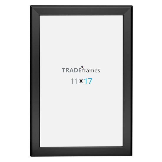 11x17 Inches Black Snap Frame - 1.25" Profile - Snap Frames Direct