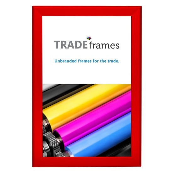 11x17  TRADEframe Red Snap Frame 11x17 - 1.25 inch profile - Snap Frames Direct