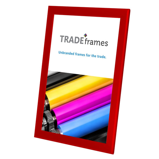 11x17  TRADEframe Red Snap Frame 11x17 - 1.25 inch profile - Snap Frames Direct