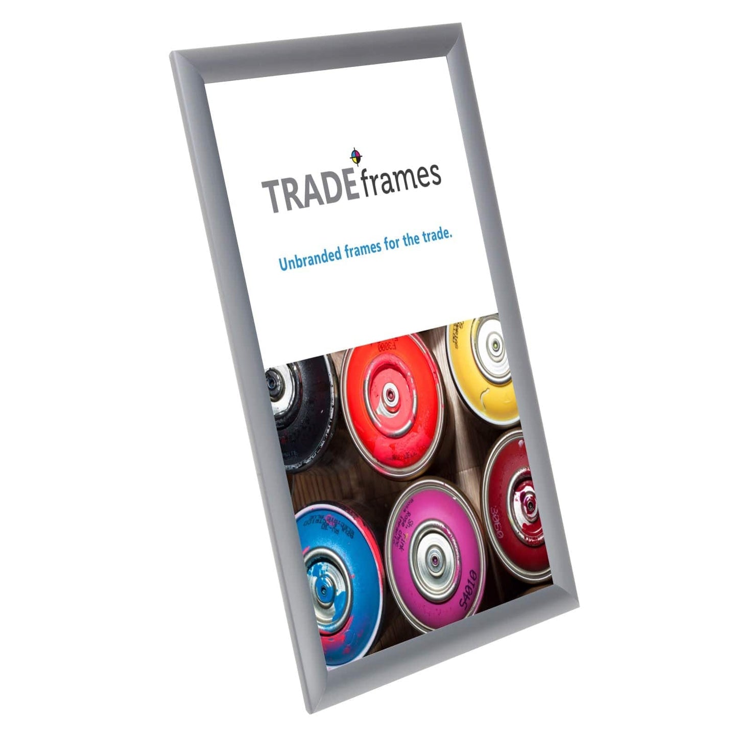 11x17 Inches Silver Snap Frame - 1" Profile - Snap Frames Direct