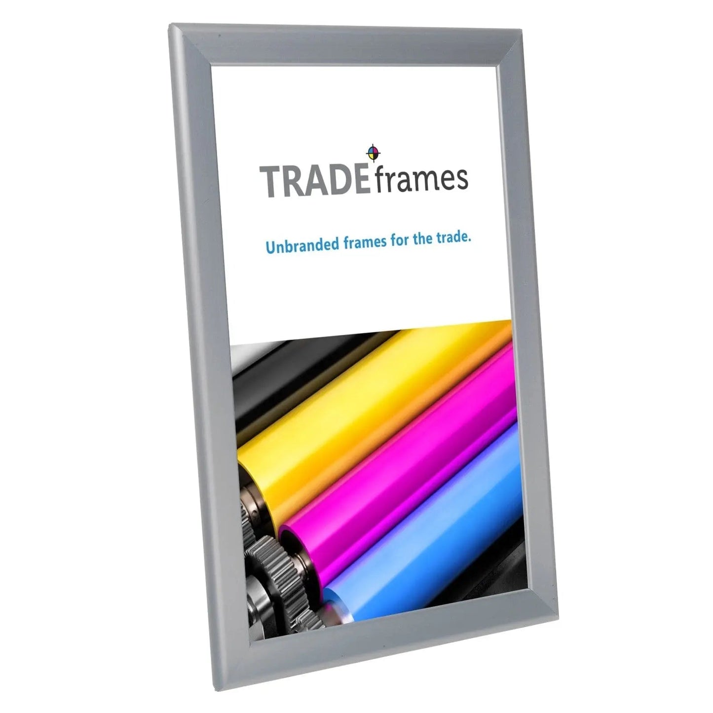 11x17 Inches Silver Snap Frame - 1.25" Profile - Snap Frames Direct