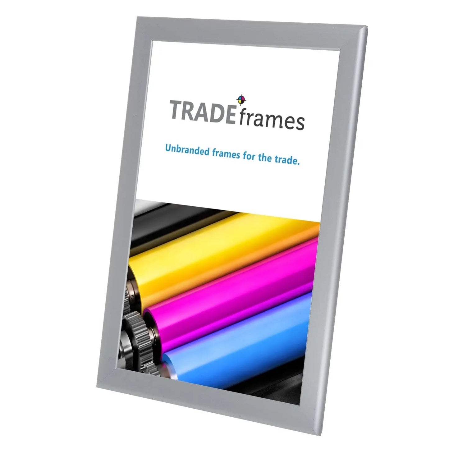 11x17 Inches Silver Snap Frame - 1.25" Profile - Snap Frames Direct