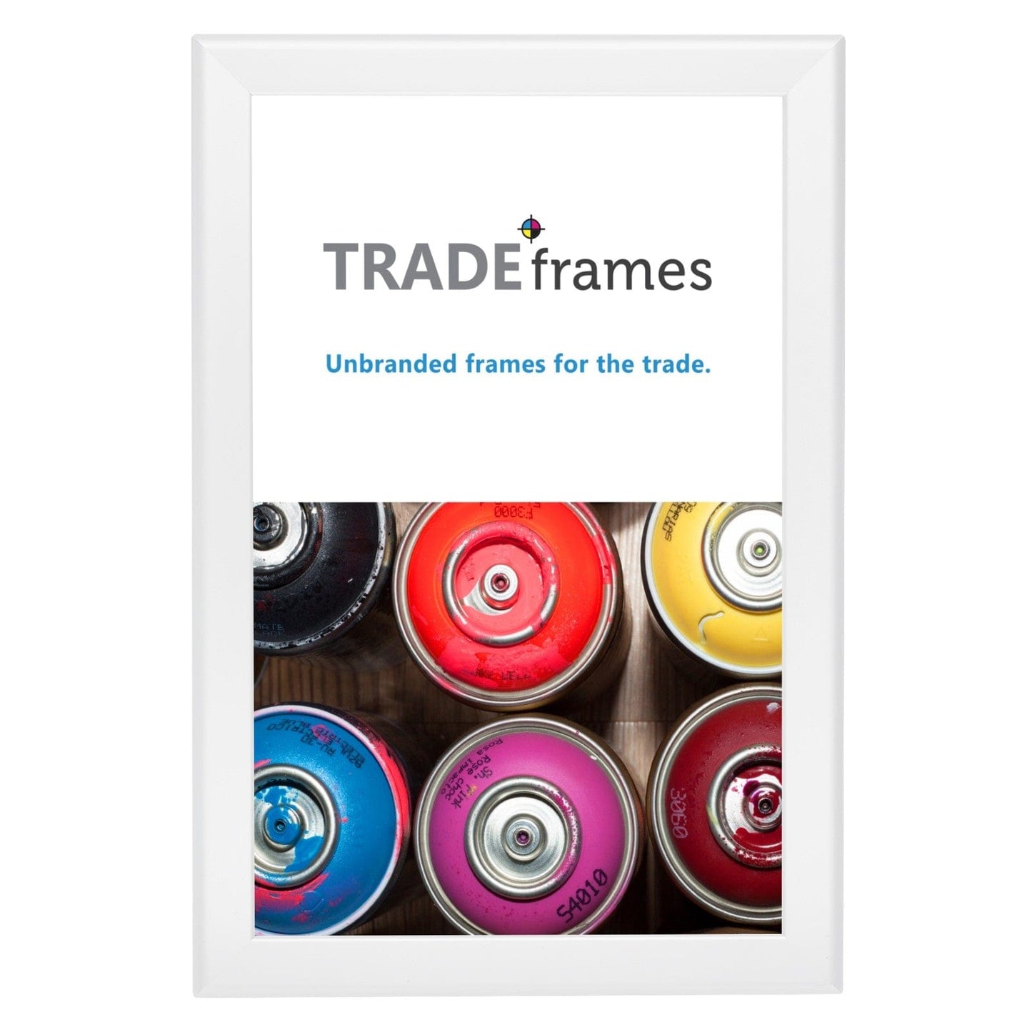 11x17 TRADEframe White Snap Frame 11x17 - 1.25 inch profile - Snap Frames Direct