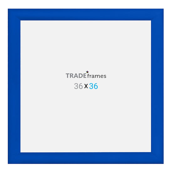 36x36  TRADEframe Blue Snap Frame 36x36 - 1.2 inch profile - Snap Frames Direct