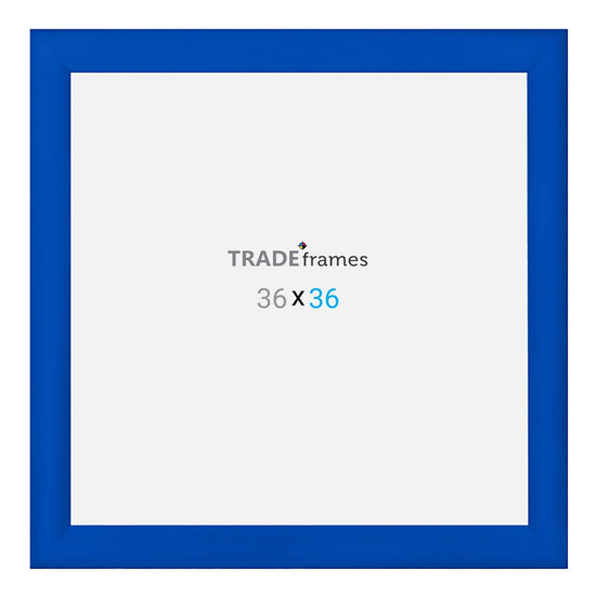 36x36  TRADEframe Blue Snap Frame 36x36 - 1.2 inch profile - Snap Frames Direct