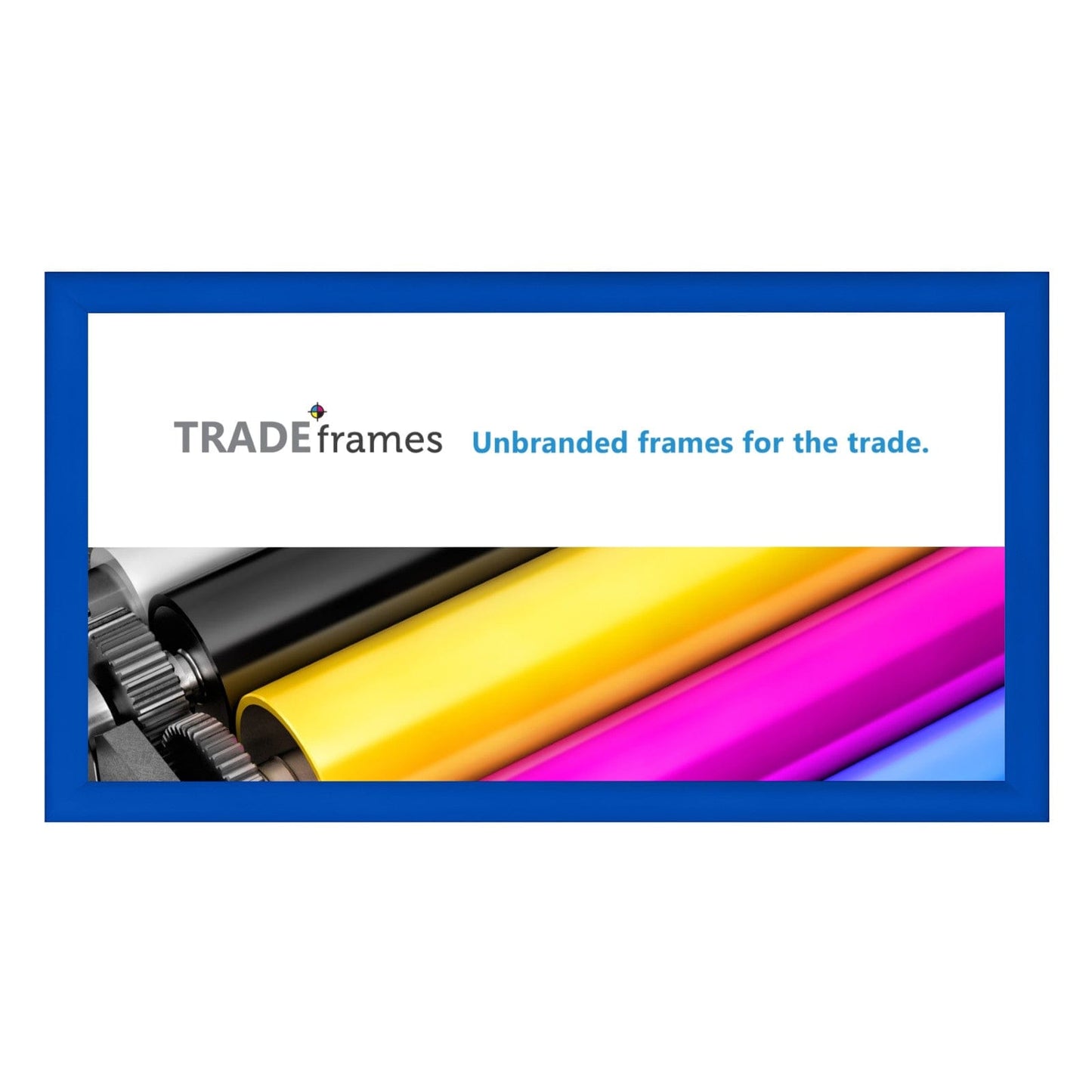 24x48  TRADEframe Blue Snap Frame 24x48 - 1.2 inch profile - Snap Frames Direct