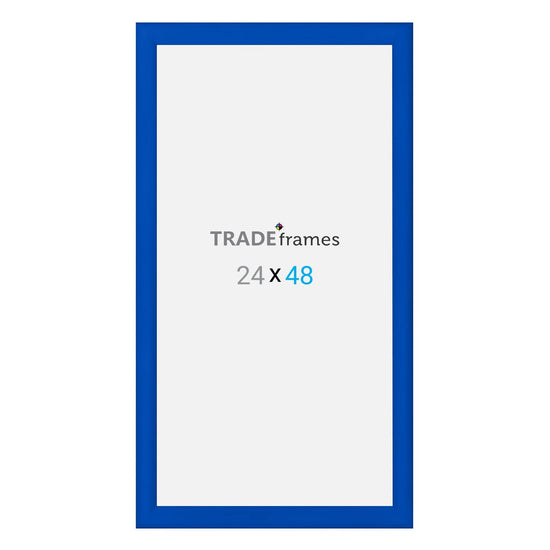 24x48  TRADEframe Blue Snap Frame 24x48 - 1.2 inch profile - Snap Frames Direct