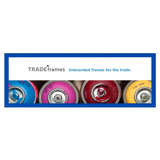 12x36  TRADEframe Blue Snap Frame 12x36 - 1.2 inch profile - Snap Frames Direct