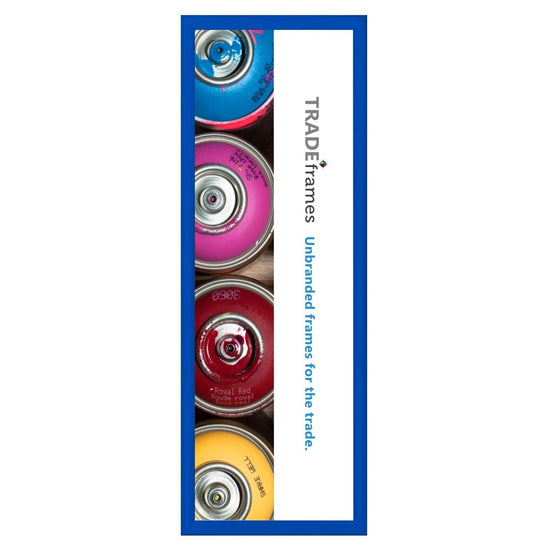 12x36  TRADEframe Blue Snap Frame 12x36 - 1.2 inch profile - Snap Frames Direct