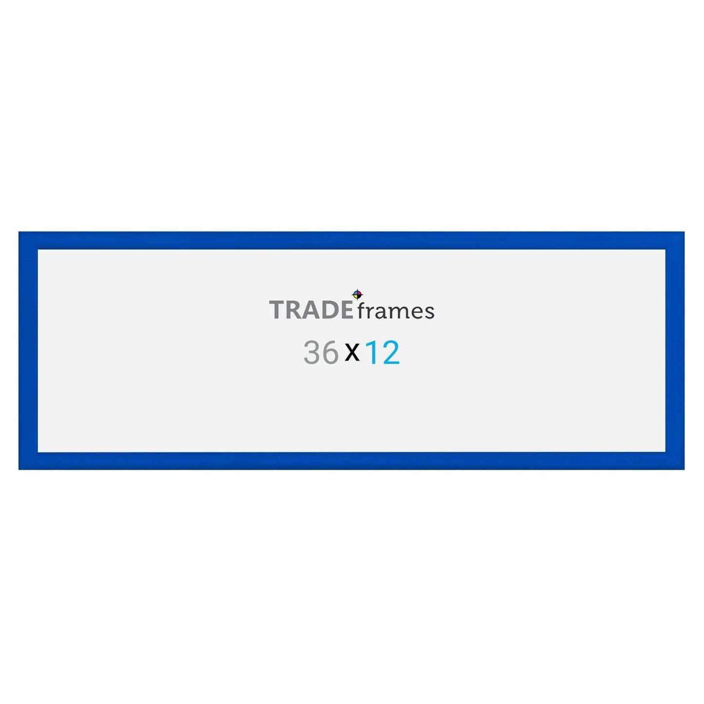 12x36  TRADEframe Blue Snap Frame 12x36 - 1.2 inch profile - Snap Frames Direct
