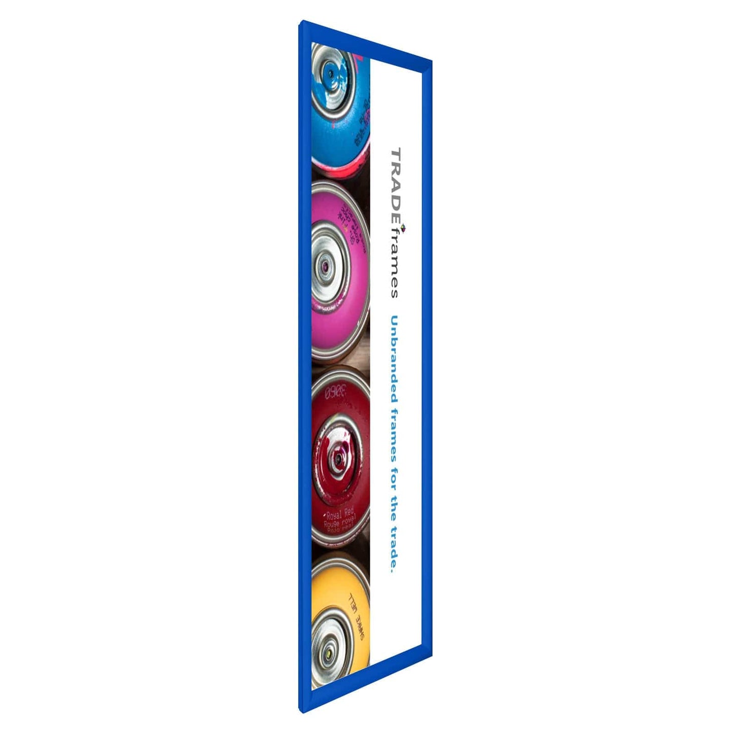 12x36  TRADEframe Blue Snap Frame 12x36 - 1.2 inch profile - Snap Frames Direct