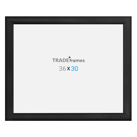 30x36 TRADEframe Black Snap Frame 30x36 - 1.2 inch profile - Snap Frames Direct