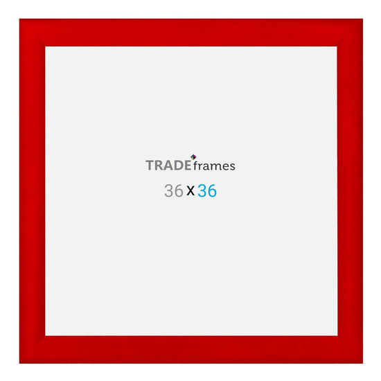 36x36  TRADEframe Red Snap Frame 36x36 - 1.2 inch profile - Snap Frames Direct