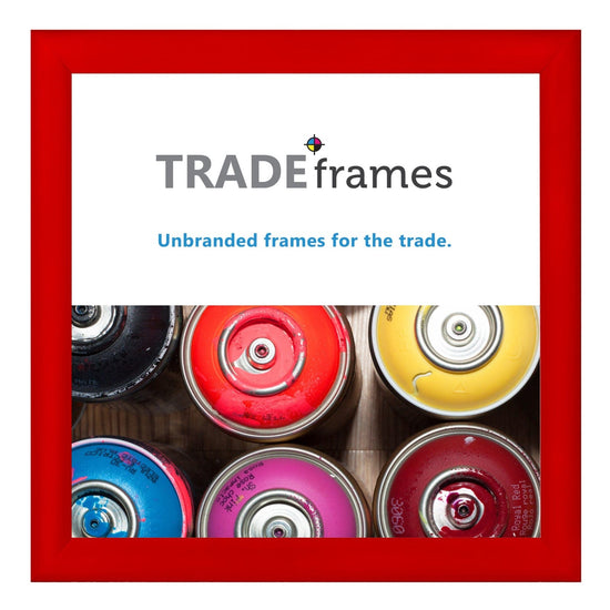 36x36  TRADEframe Red Snap Frame 36x36 - 1.2 inch profile - Snap Frames Direct