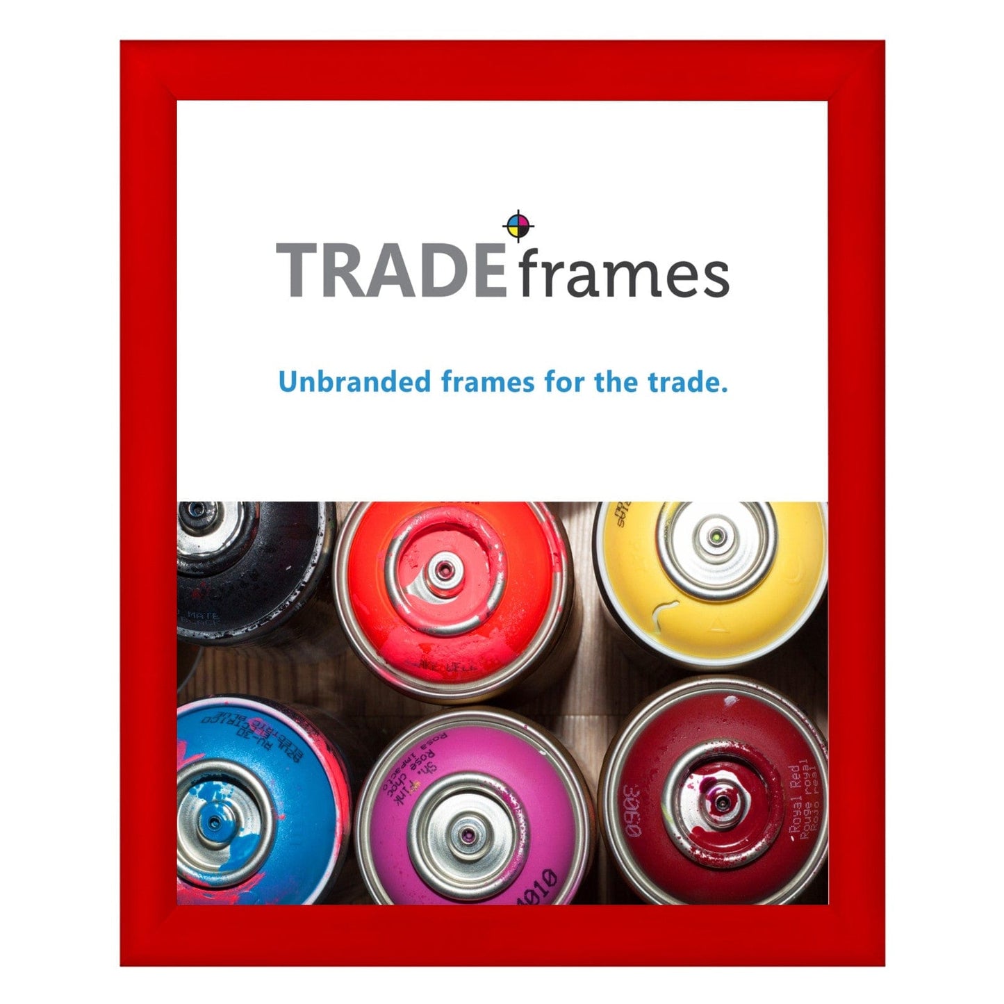 30x36  TRADEframe Red Snap Frame 30x36 - 1.2 inch profile - Snap Frames Direct