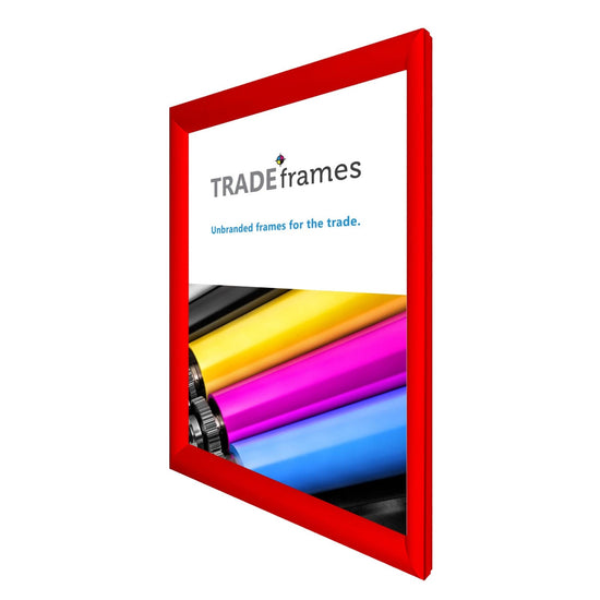 27x39  TRADEframe Red Snap Frame 27x39 - 1.2 inch profile - Snap Frames Direct