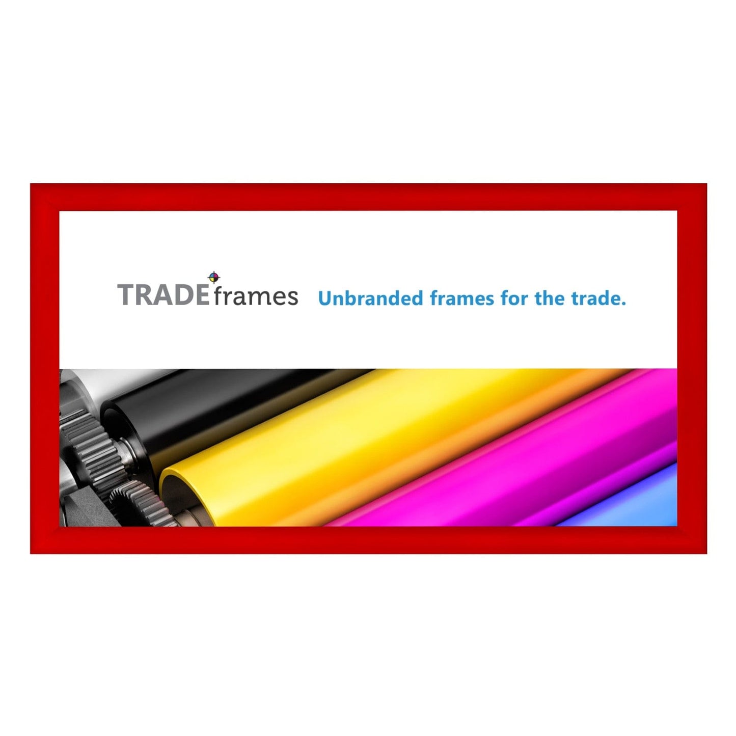 24x48  TRADEframe Red Snap Frame 24x48 - 1.2 inch profile - Snap Frames Direct